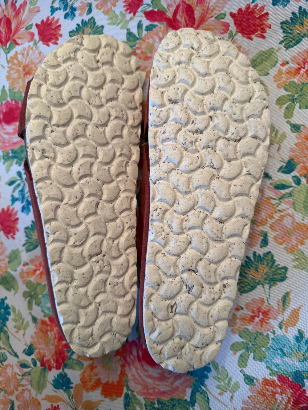 Coach Gray Signature Logo Flip Flop Sandals with Light Pink Straps